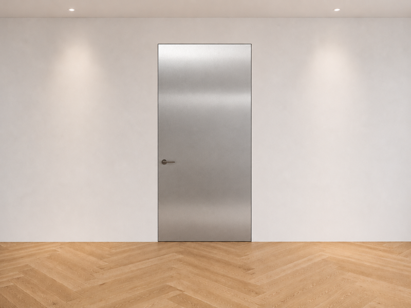 Xinnix deur - RVS decor